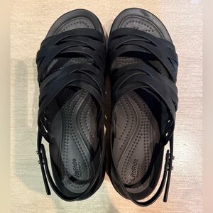 Brooklyn Strappy Low Wedge Sandal